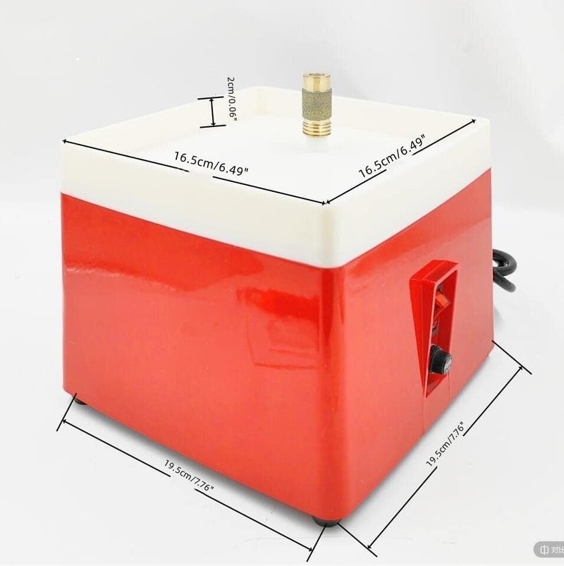 ZIYUCOOL Portable Stained Glass Grinder Machine,Stained Glass Making Tools 110V 65W Glass Diamond Ceramics Art Glass DIY Bench Grinder Tool Machine with 5PCS Grinder Bits - Image 2